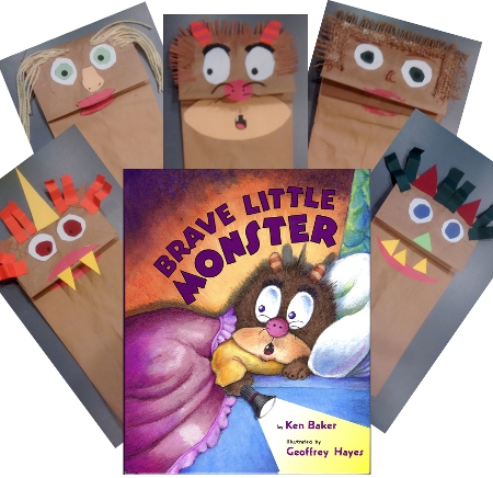 Brave Monster Puppet Lesson Plan and Class Activity