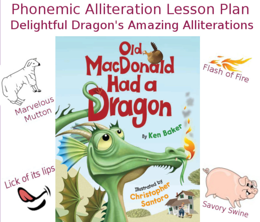 Phonemic Alliteration Lesson Plan: Delightful Dragon s Amazing Alliterations Lesson Plan